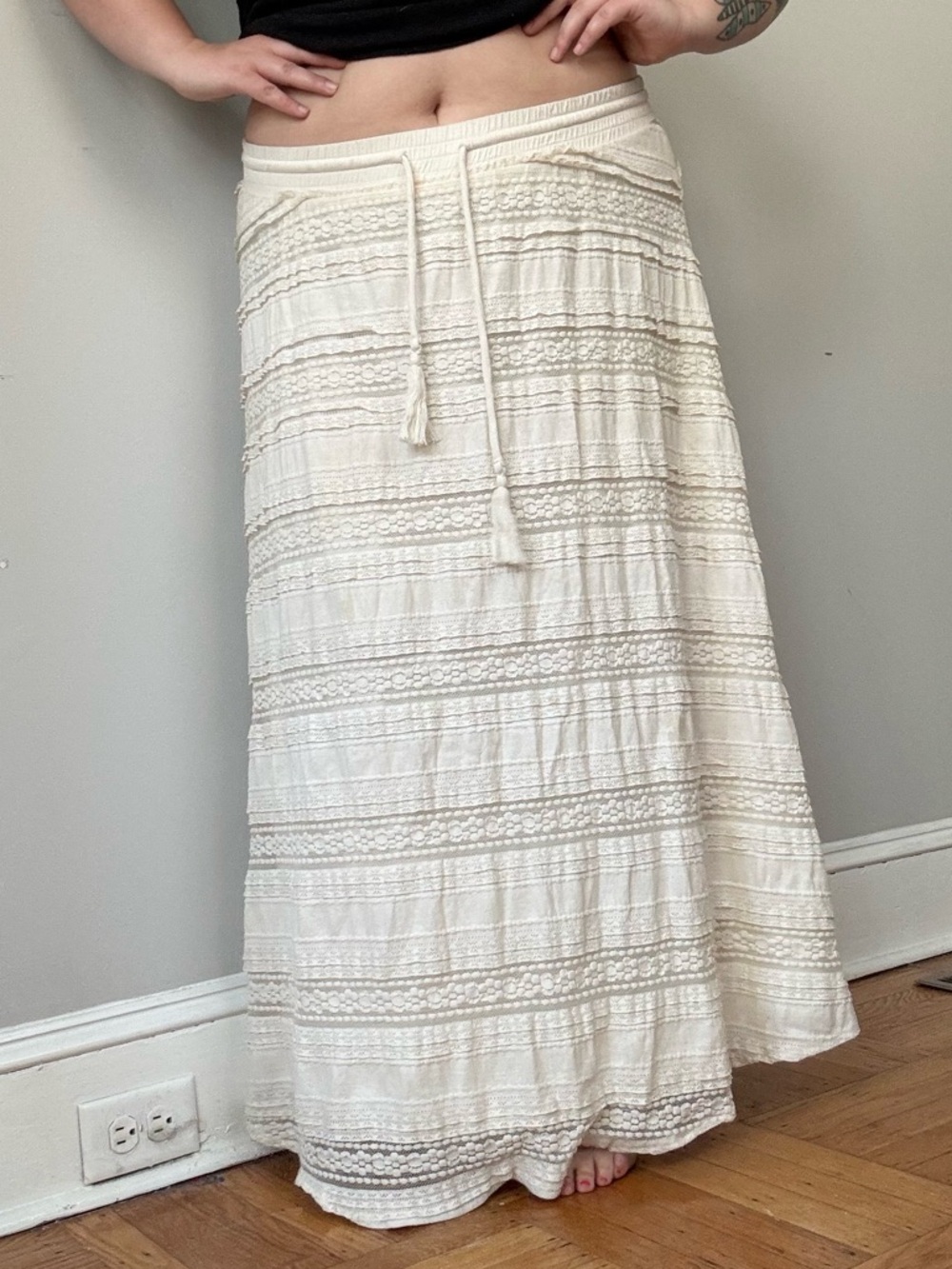 torrid Cream Lace Maxi Skirt
